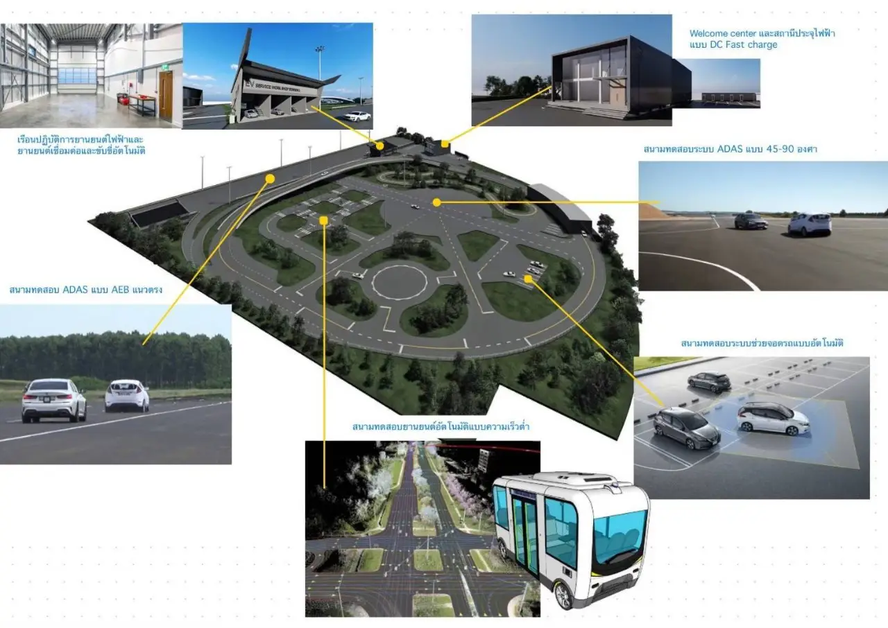 วศ.สร้างสนามทดสอบรถอัตโนมัติใน EECi ที่วังจันทร์วัลเลย์ ยกระดับยานยนต์ไทยให้เป็นที่ยอมรับระดับสากล